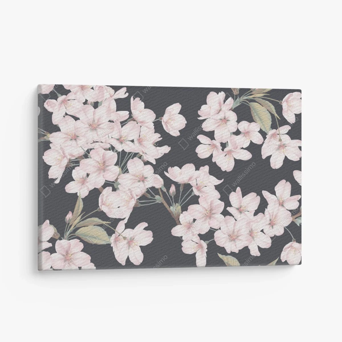 Cuadro en lienzo flores de cerezo sobre fondo gris oscuro – Pixers® Cuadro en lienzo flores de cerezo sobre fondo gris oscuro – Pixers®