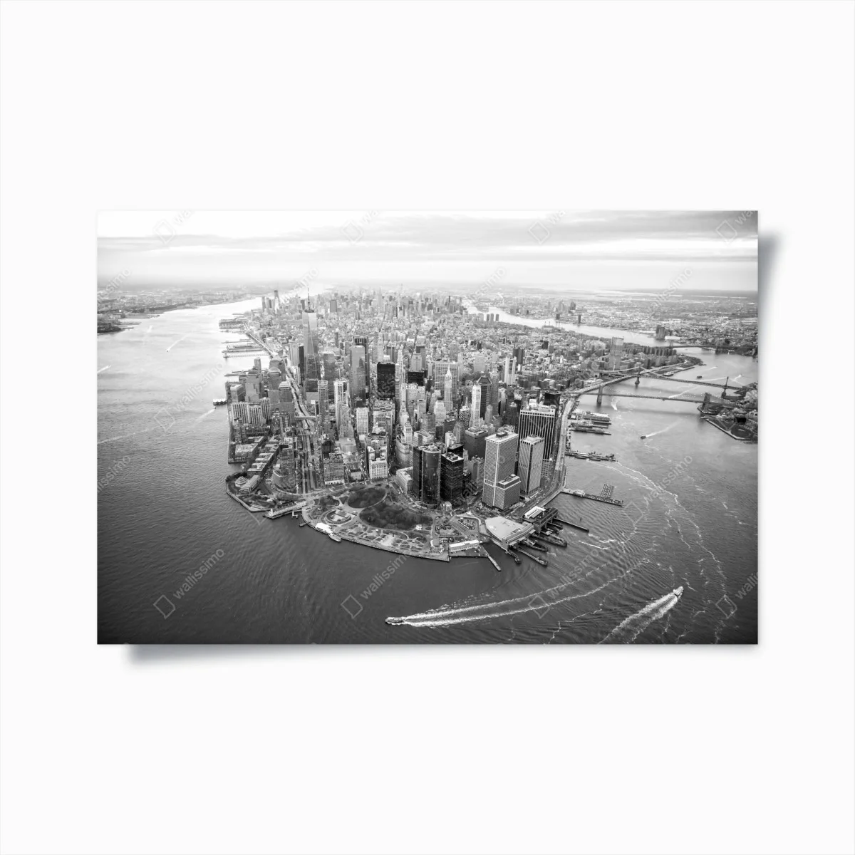 Póster atardecer aéreo en Manhattan – Pixers® Póster atardecer aéreo en Manhattan – Pixers®