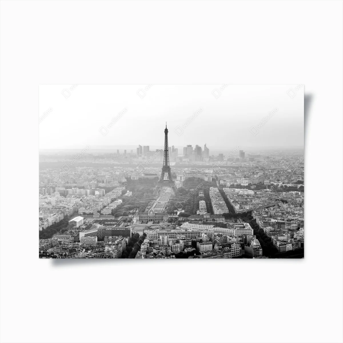 Póster panorama en blanco y negro de la Torre Eiffel en París – Pixers® Póster panorama en blanco y negro de la Torre Eiffel en París – Pixers®