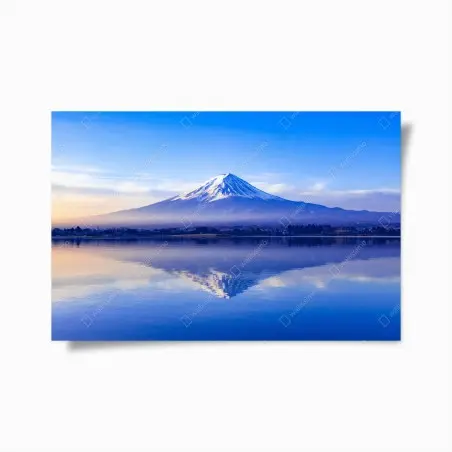 Póster amanecer sobre el Monte Fuji – Pixers®