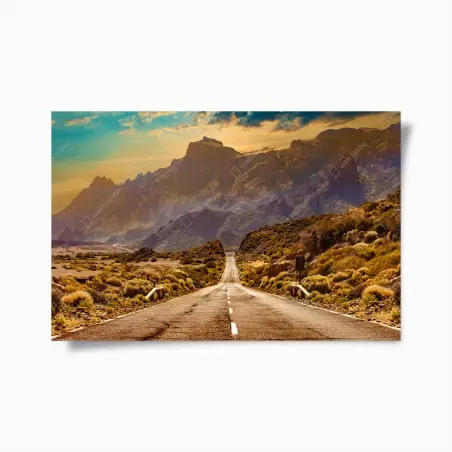 Póster carretera hacia el corazón de Tenerife – Pixers®