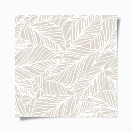 Póster diseño botánico minimalista en tonos beige – Pixers®