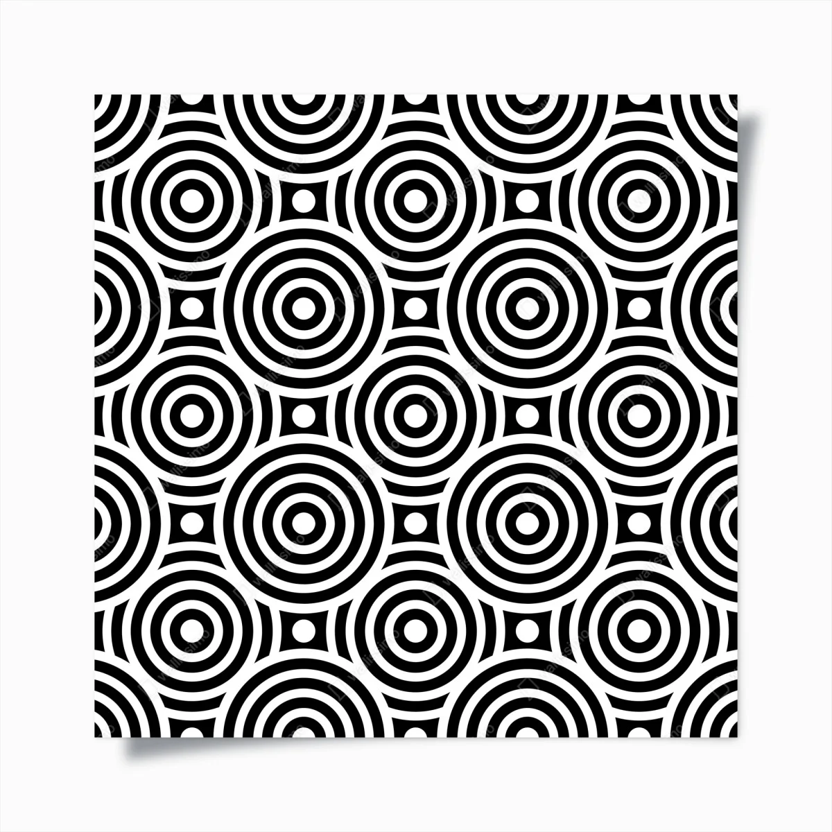 Póster patrón óptico de círculos concéntricos en blanco y negro – Pixers® Póster patrón óptico de círculos concéntricos en blanco y negro – Pixers®