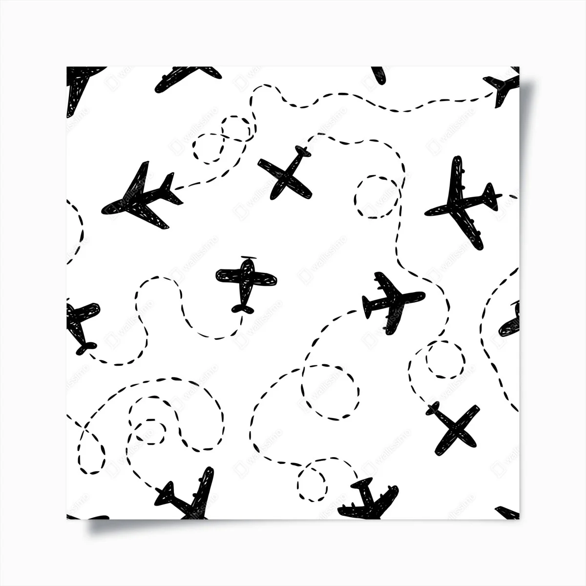 Póster patrón de aviones en vuelo – Pixers® Póster patrón de aviones en vuelo – Pixers®