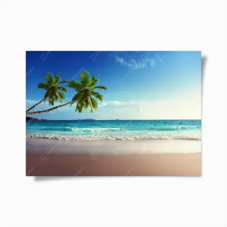 Póster puesta de sol en la playa del Caribe – Pixers®