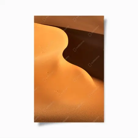 Póster curvas doradas del desierto – Pixers®
