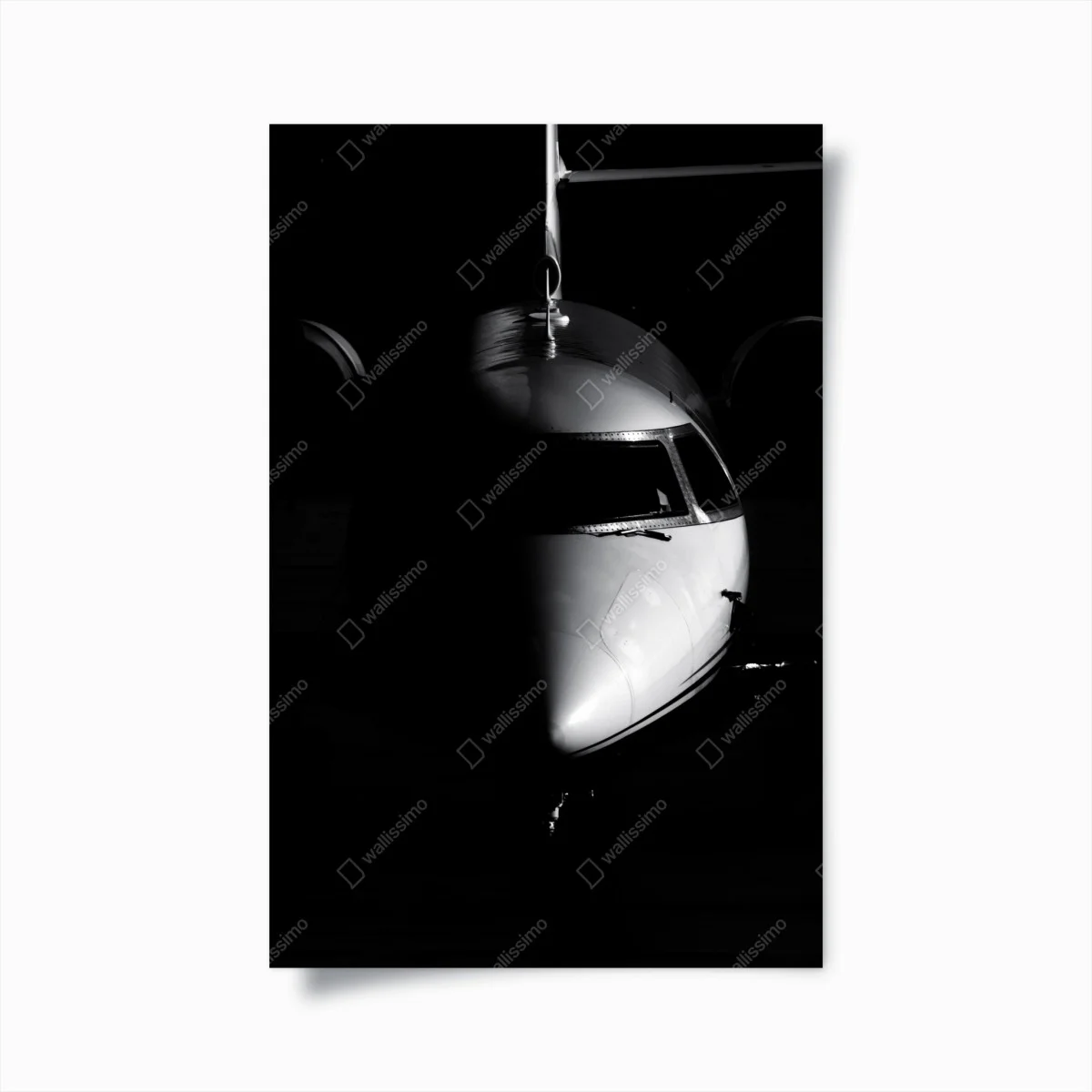 Póster perfil frontal minimalista de avión en blanco y negro – Pixers® Póster perfil frontal minimalista de avión en blanco y negro – Pixers®