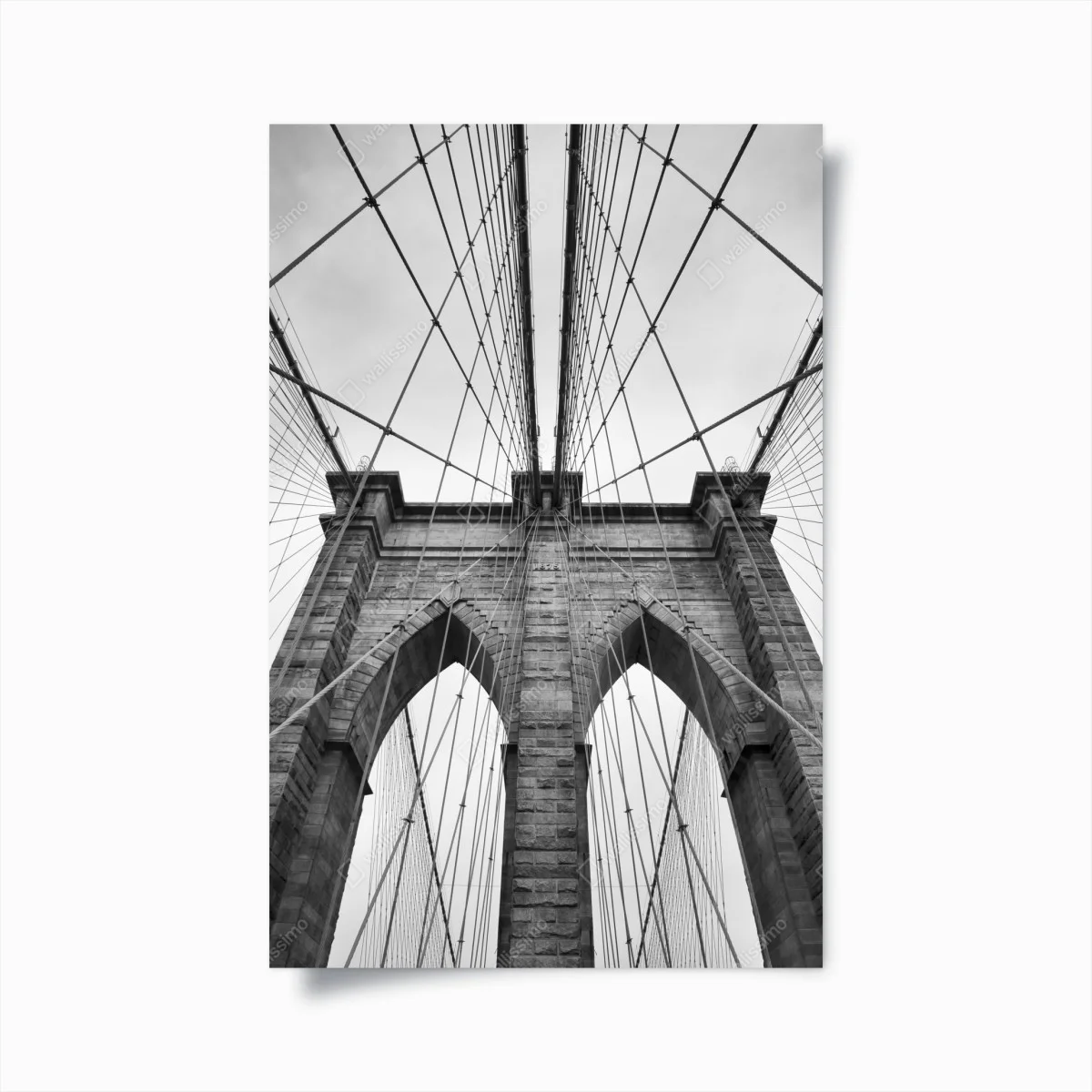 Póster perspectiva arquitectónica del puente de Brooklyn – Pixers® Póster perspectiva arquitectónica del puente de Brooklyn – Pixers®