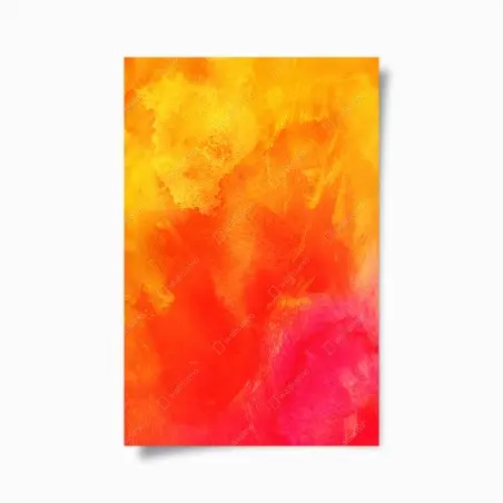 Póster degradado abstracto en tonos cálidos – Pixers®
