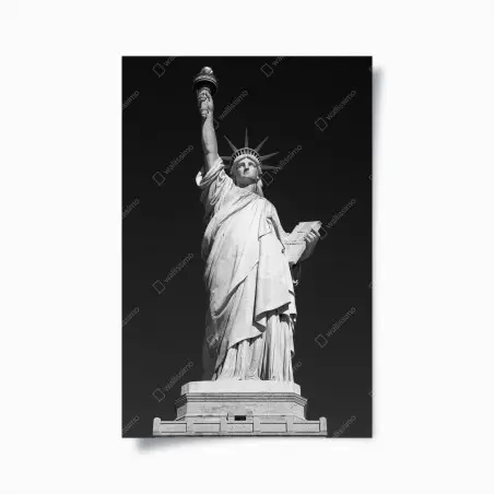 Póster mirada icónica de la Estatua de la Libertad – Pixers®