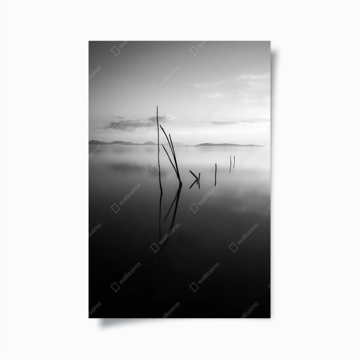 Póster paisaje minimalista en blanco y negro – Pixers® Póster paisaje minimalista en blanco y negro – Pixers®