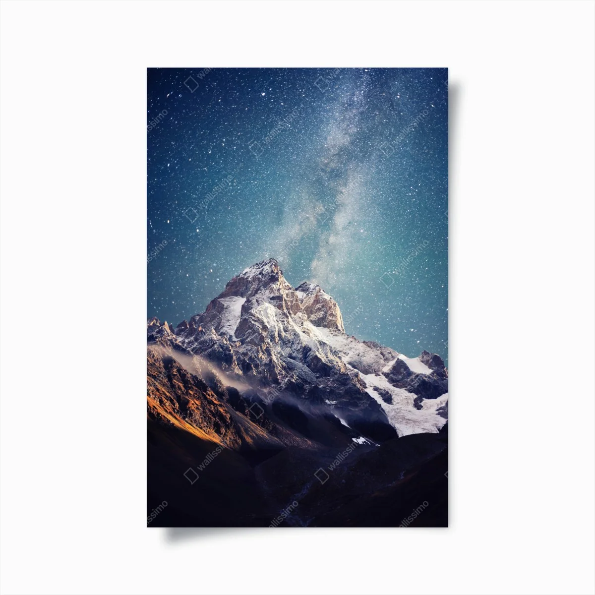 Póster noche estrellada sobre Ushba en Svaneti – Pixers® Póster noche estrellada sobre Ushba en Svaneti – Pixers®