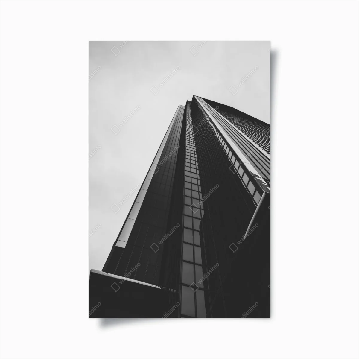 Póster perspectiva urbana: rascacielos en blanco y negro – Pixers® Póster perspectiva urbana: rascacielos en blanco y negro – Pixers®