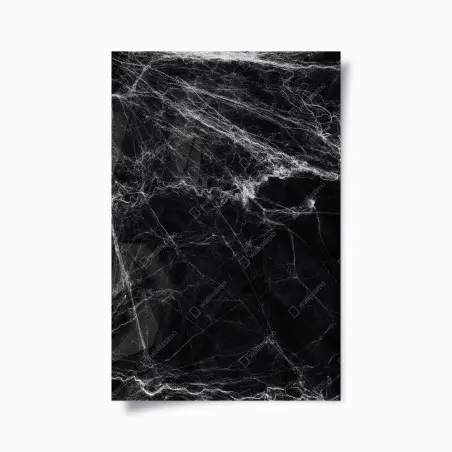Póster telaraña fantasmal sobre fondo negro – Pixers®
