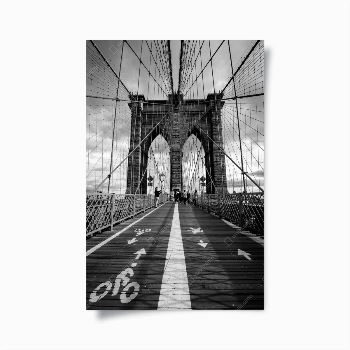Póster perspectiva arquitectónica del puente de Brooklyn – Pixers® Póster perspectiva arquitectónica del puente de Brooklyn – Pixers®