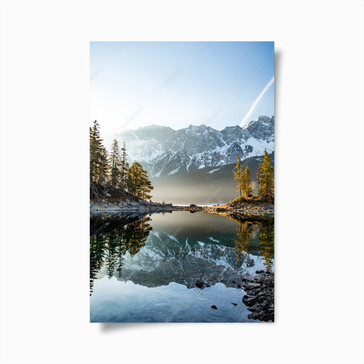 Póster reflejos en lago de montaña al amanecer – Pixers® Póster reflejos en lago de montaña al amanecer – Pixers®