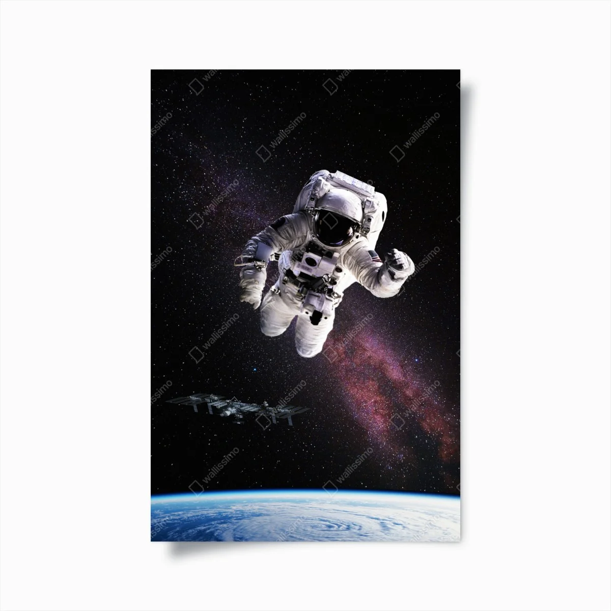 Póster astronauta flotando sobre la Tierra – Pixers® Póster astronauta flotando sobre la Tierra – Pixers®