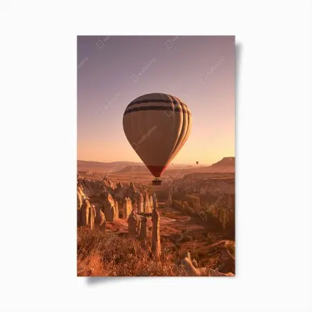 Póster amanecer en Cappadocia con globo aerostático – Pixers®