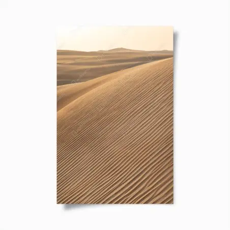 Póster dunas doradas y texturas del desierto – Pixers®