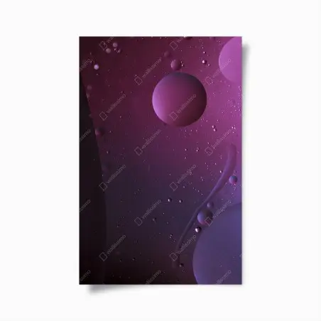 Póster universo púrpura abstracto – Pixers®