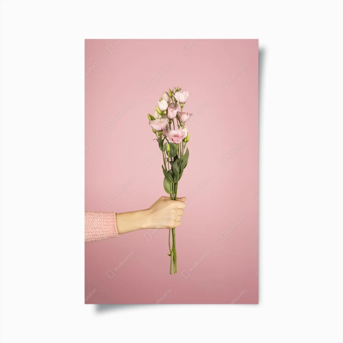 Póster ramo rosa minimalista en fondo rosa – Pixers® Póster ramo rosa minimalista en fondo rosa – Pixers®