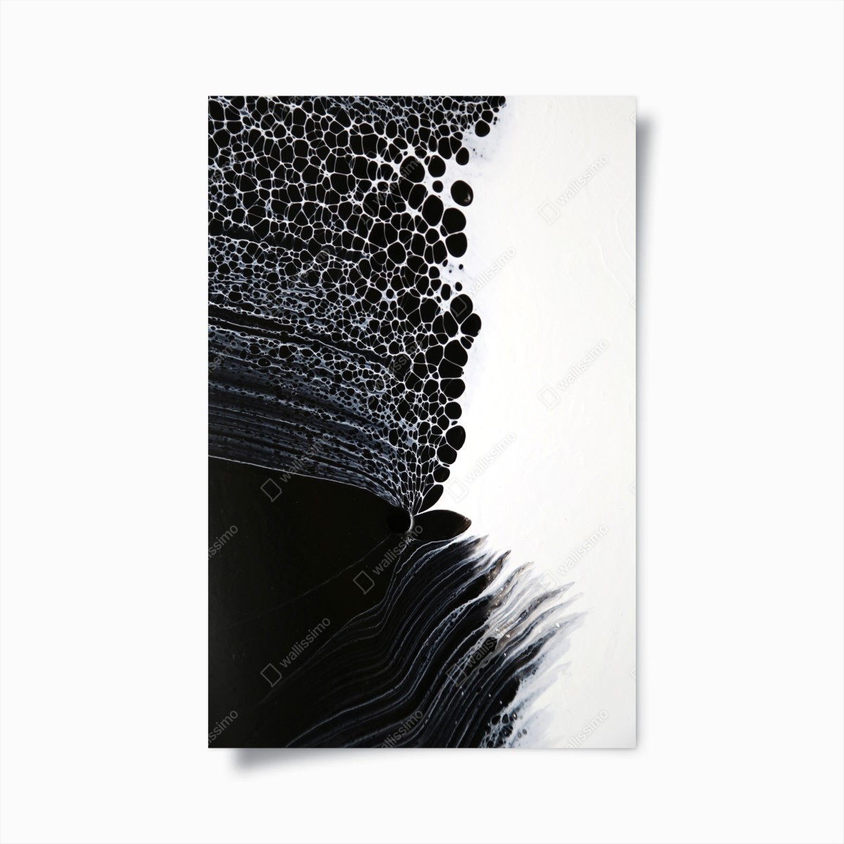 Póster composición orgánica en blanco y negro – Pixers®