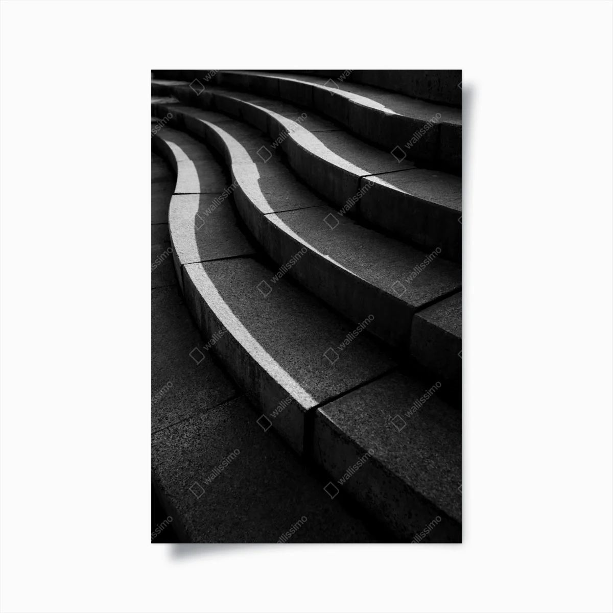 Póster escalera abstracta de cemento y luz – Pixers® Póster escalera abstracta de cemento y luz – Pixers®