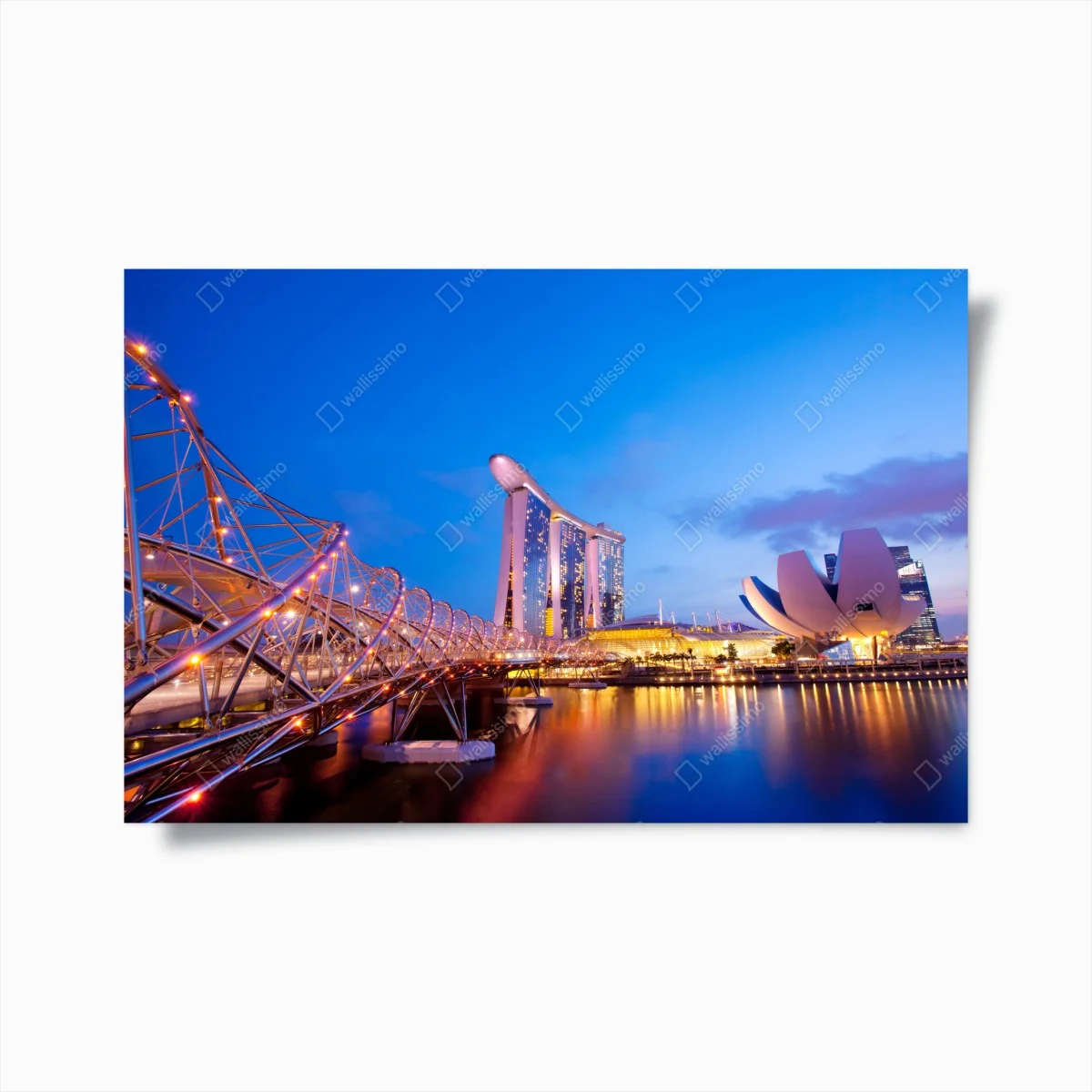 Póster vistas nocturnas en Marina Bay, Singapur – Pixers® Póster vistas nocturnas en Marina Bay, Singapur – Pixers®