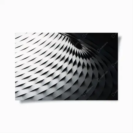 Póster estructura metálica abstracta en relieve – Pixers®