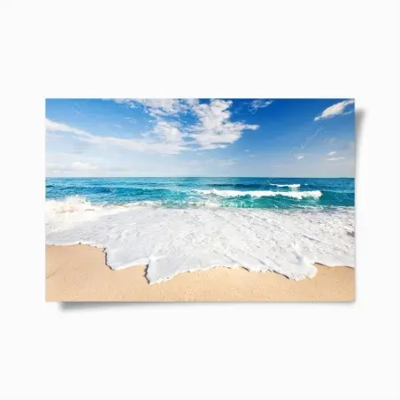 Póster brisa marina y olas en la orilla – Pixers®