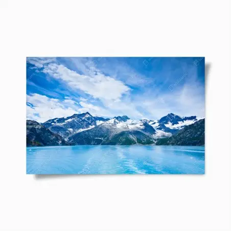 Póster panorama sereno de Glacier Bay – Pixers®