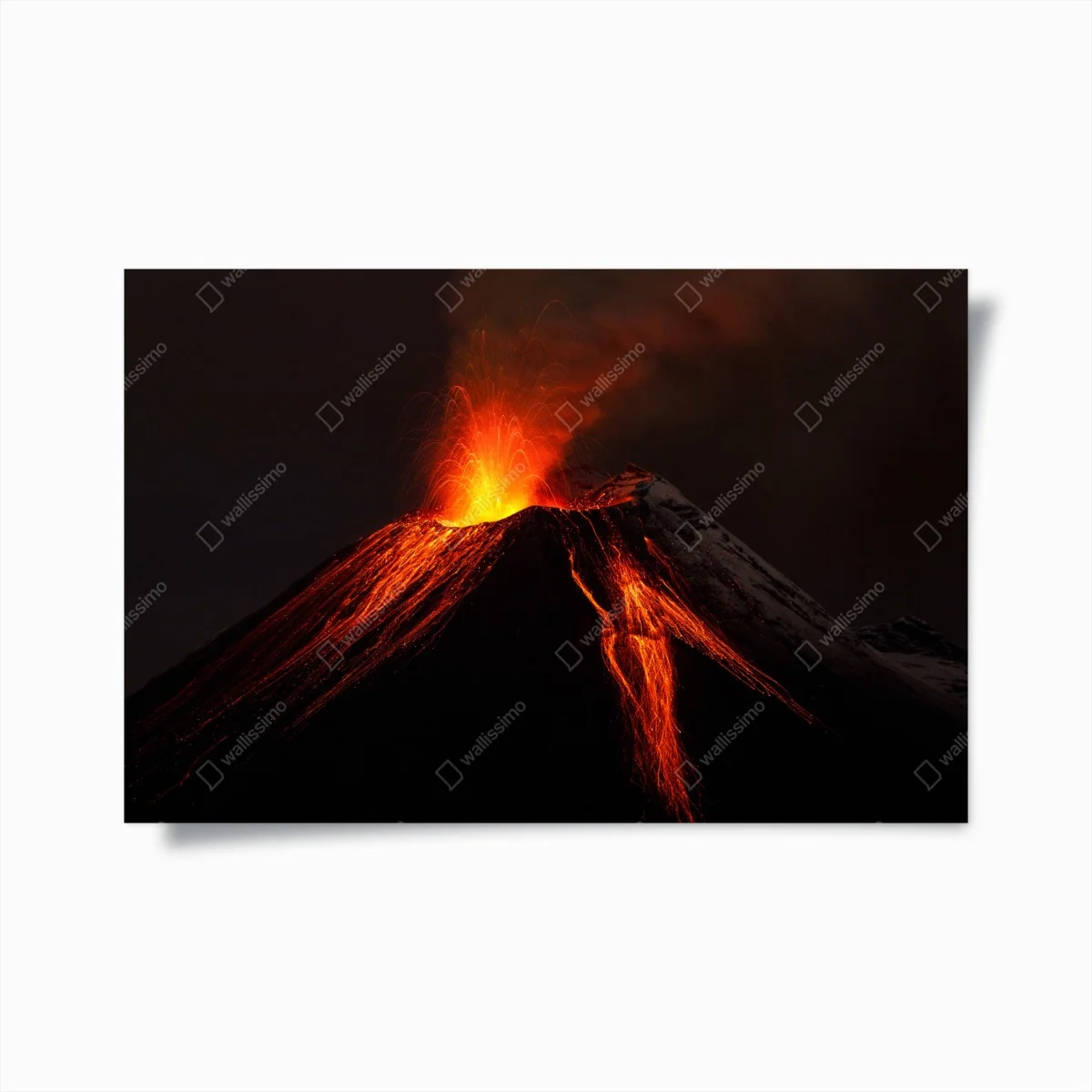 Póster erupción volcánica nocturna – Pixers® Póster erupción volcánica nocturna – Pixers®