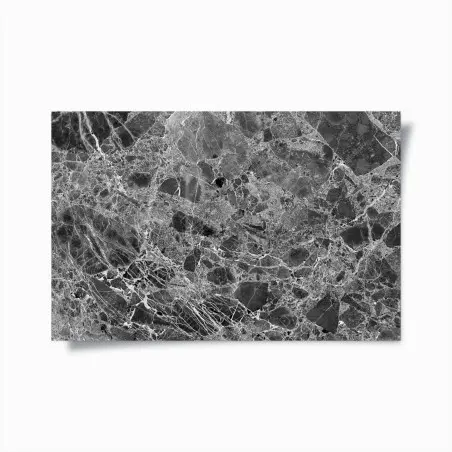 Póster textura de mármol en blanco y negro – Pixers®