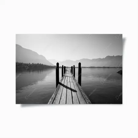 Póster muelle hacia el horizonte – Pixers®