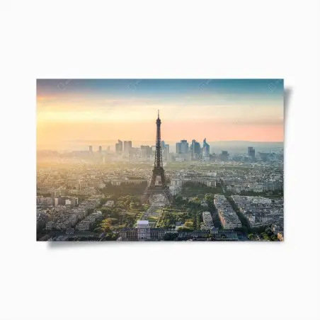 Póster amanecer sobre la Torre Eiffel – Pixers®