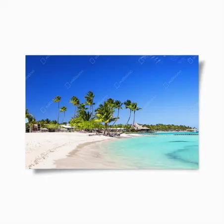 Póster playa tropical en Cap Cana – Pixers®