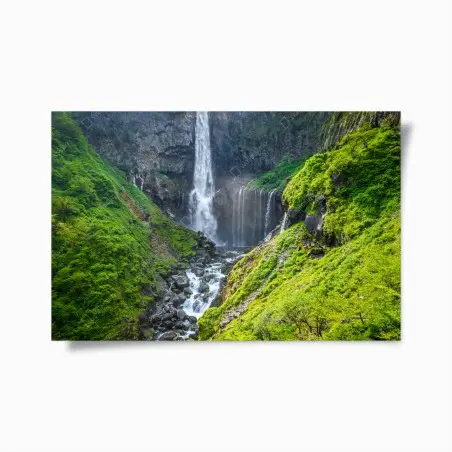 Póster cascada Kegon en Nikko: paisaje junto al lago Chuzenji – Pixers®