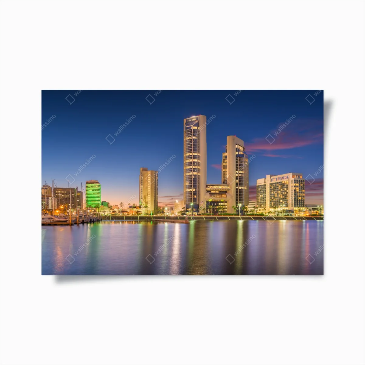 Póster panorámica nocturna de Corpus Christi – Pixers® Póster panorámica nocturna de Corpus Christi – Pixers®
