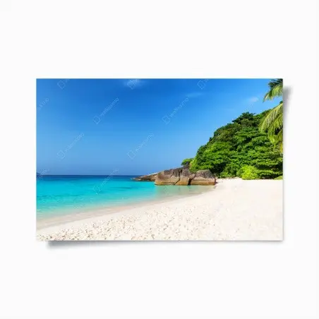 Póster playa paradisíaca en Similan – Pixers®