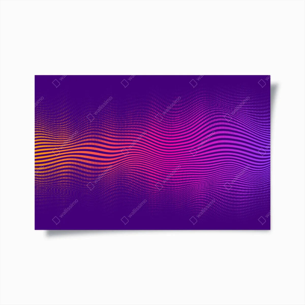 Póster ondas de color vibrante sobre fondo morado – Pixers® Póster ondas de color vibrante sobre fondo morado – Pixers®