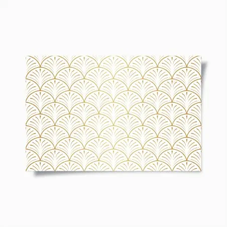 Póster patrón art decó dorado elegante – Pixers®