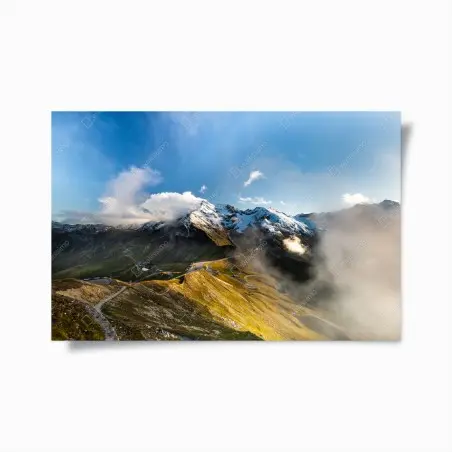 Póster ruta panorámica del Grossglockner en los Alpes de Austria – Pixers®