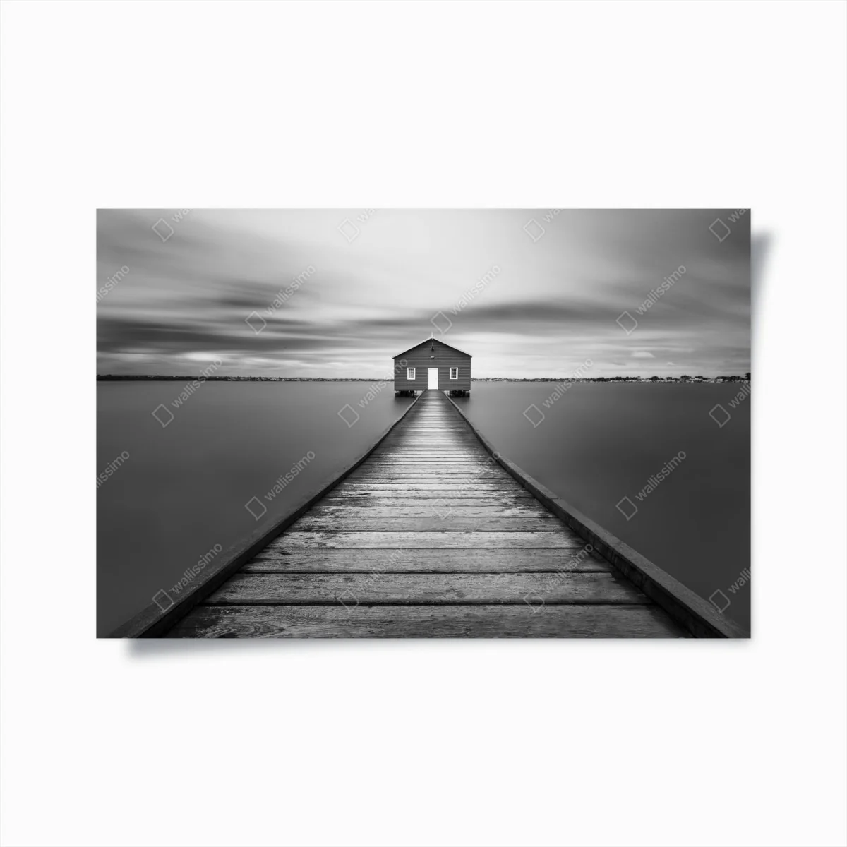 Póster camino de madera hacia la caseta sobre el agua – Pixers® Póster camino de madera hacia la caseta sobre el agua – Pixers®