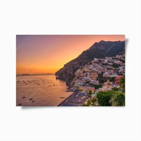 Póster puesta de sol en Positano – Pixers®