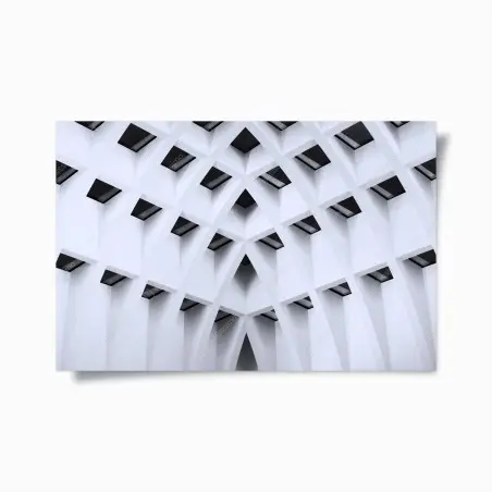Póster arquitectura geométrica minimalista – Pixers®