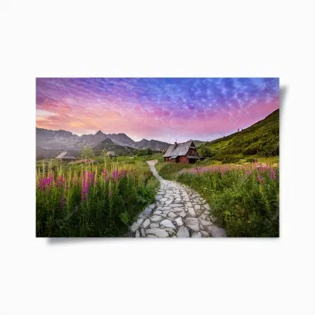 Póster amanecer sereno en Hala Gasienicowa, Tatras – Pixers®