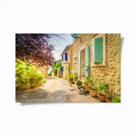 Póster calle provenzal bañada por el sol – Pixers®