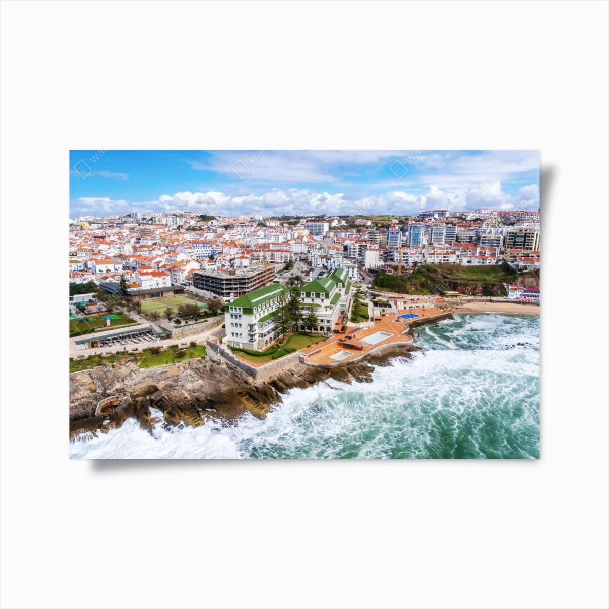 Póster vistas costeras de ciudad y acantilados – Pixers® Póster vistas costeras de ciudad y acantilados – Pixers®