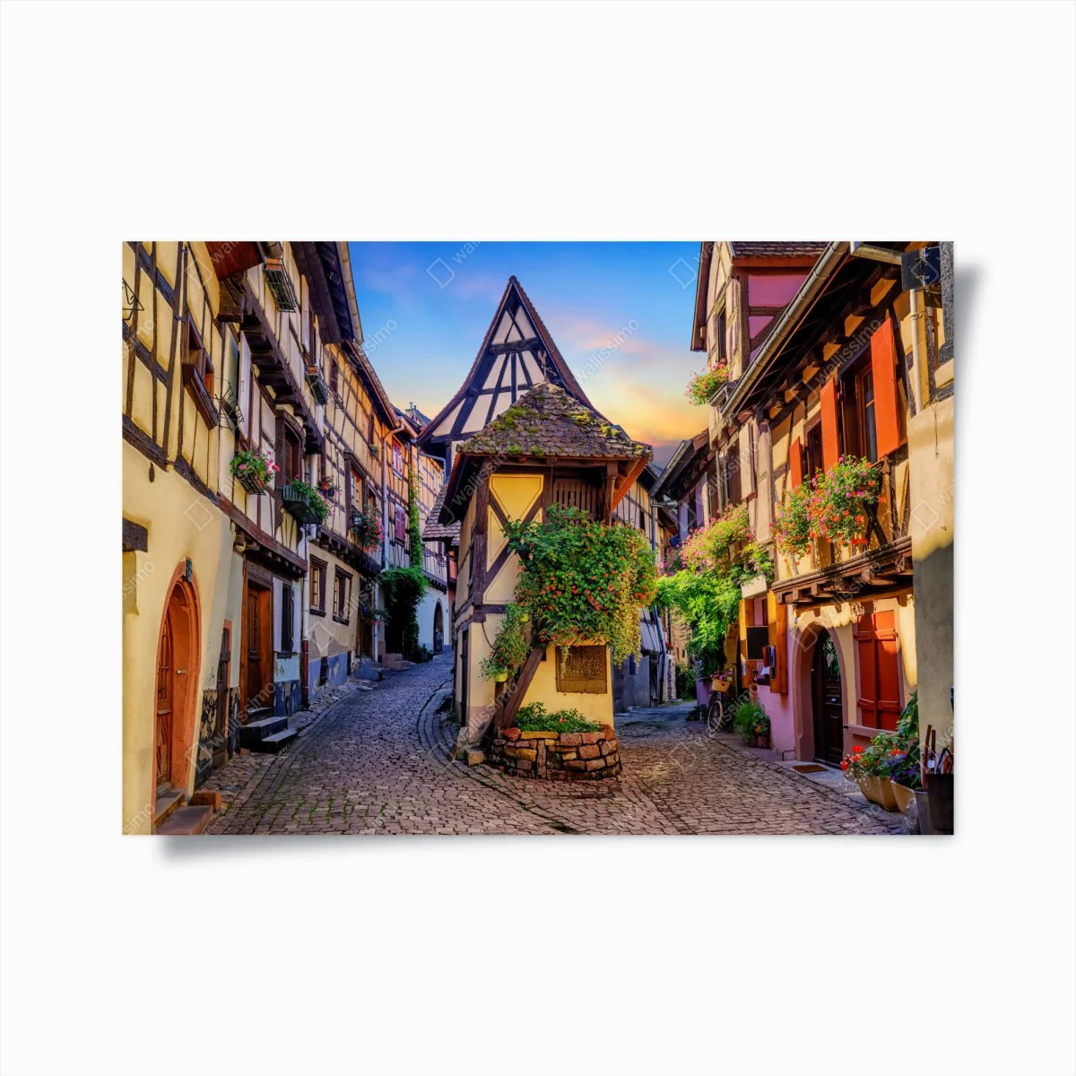 Póster calles pintorescas de Eguisheim en Alsacia – Pixers® Póster calles pintorescas de Eguisheim en Alsacia – Pixers®