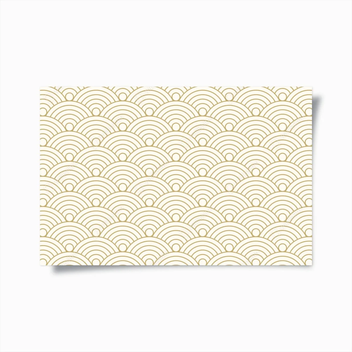 Póster patrón semicircular dorado minimalista – Pixers® Póster patrón semicircular dorado minimalista – Pixers®